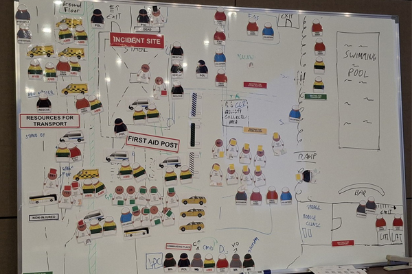 Mass Casualty Management training in Doha